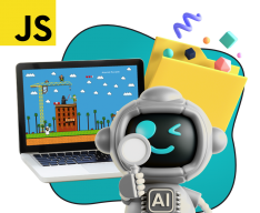 Язык программирования JavaScript + AI. Проектное обучение + геймификация + AI-помощники - КИБЕРшкола программирования для детей, компьютерные курсы для школьников, начинающих и подростков - KIBERone г. Пресненский