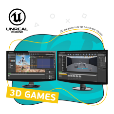 Unreal Engine 4. Игровой движок - КИБЕРшкола программирования для детей, компьютерные курсы для школьников, начинающих и подростков - KIBERone г. Пресненский