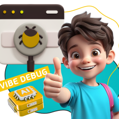 Тестирование & Vibe Debug. Охотники за багами - КИБЕРшкола программирования для детей, компьютерные курсы для школьников, начинающих и подростков - KIBERone г. Пресненский