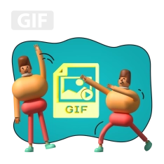 Gif-анимация - КИБЕРшкола программирования для детей, компьютерные курсы для школьников, начинающих и подростков - KIBERone г. Пресненский