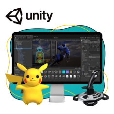 Мир игр на Unity 2D на популярном движке + AI-помощники - КИБЕРшкола программирования для детей, компьютерные курсы для школьников, начинающих и подростков - KIBERone г. Пресненский
