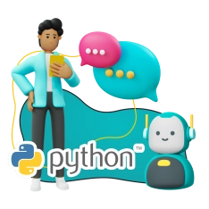 Умный чат-бот на Python на Telegram - КИБЕРшкола программирования для детей, компьютерные курсы для школьников, начинающих и подростков - KIBERone г. Пресненский
