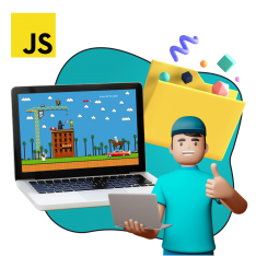 Программирование на JavaScript. Учимся создавать игры! - КИБЕРшкола программирования для детей, компьютерные курсы для школьников, начинающих и подростков - KIBERone г. Пресненский