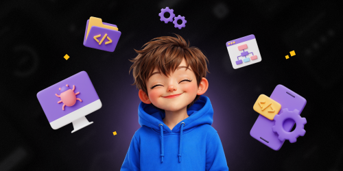 Идеальный сайт с нуля: код, дизайн и AI-помощник - КИБЕРшкола программирования для детей, компьютерные курсы для школьников, начинающих и подростков - KIBERone г. Пресненский